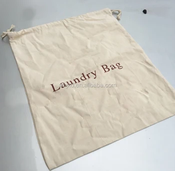 Hotel Drawstring Oem Canvas Cotton Laundry Bag Printed Logo Hotel Drawstring Oem Canvas Cotton Laundry Bag Printed Logo