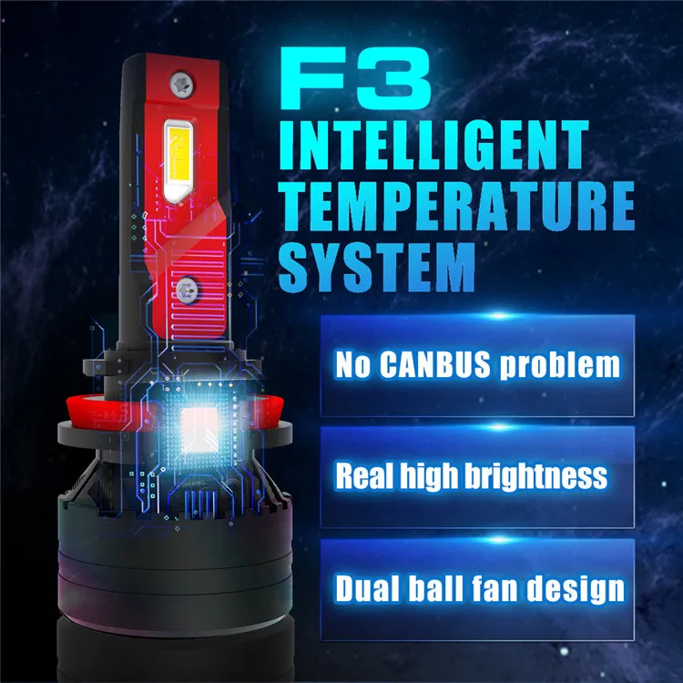 Hot online customized auto car led headlight 45w 10000lm super bright high low beam bulb 9007 led