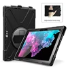 Heavy duty rugged case with 360 rotating kickstand for Microsoft surface pro 4 5 6 7 universal hands strip Cover