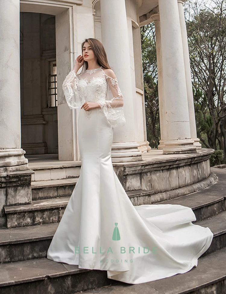 Bell Sleeve Bridesmaid Dresses