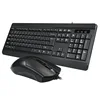 Factory direct best oem custom brand logo pro usb ps2 wired combo keyboard mouse for pc laptop