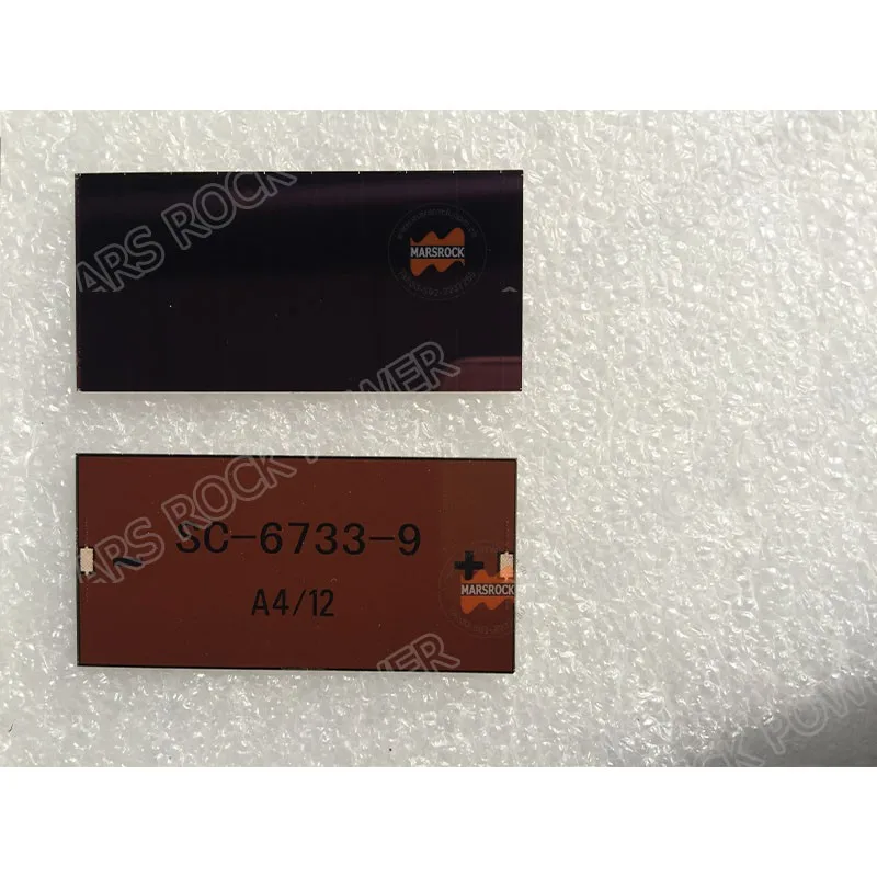 Solares de Silício Amorfo de Película Fina para o Interior do Produto Ito de Células Luz Vidro Calculadora Brinquedos 0-3.2 Bateria 66x37mm 3 v 25ua Dim 3 ITO de Células Solares de Silício Amorfo