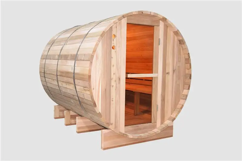 Traditional Finnish Pine / Red Cedar Outdoor Barrel Sauna Buy Barrel