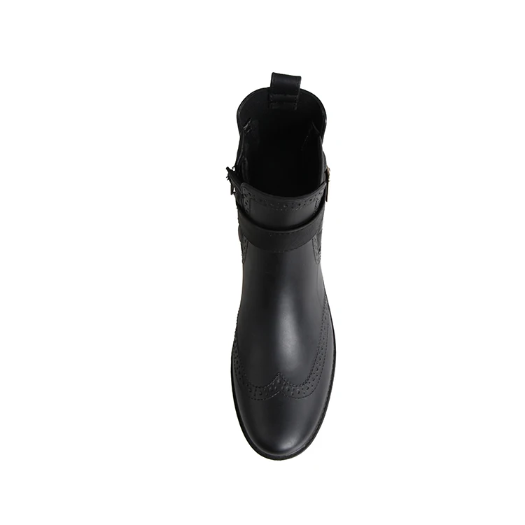 Botas De Lluvia De Goma Para Mujer,Botines De Tacón Bajo,Diseño Único,Color  Negro - Buy Botas De Lluvia Para Mujer,Botas De Lluvia,Botas De Lluvia Para  Mujeres Product on Alibaba.com