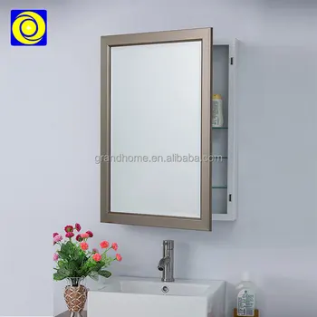 China Import Home Wall Vanity Stainless Steel Frame Mirror Cabinet Buy Stainless Steel Frame Mirror Cabinet Bathroom Mirror Cabinets Vanity Mirror Cabinet Product On Alibaba Com