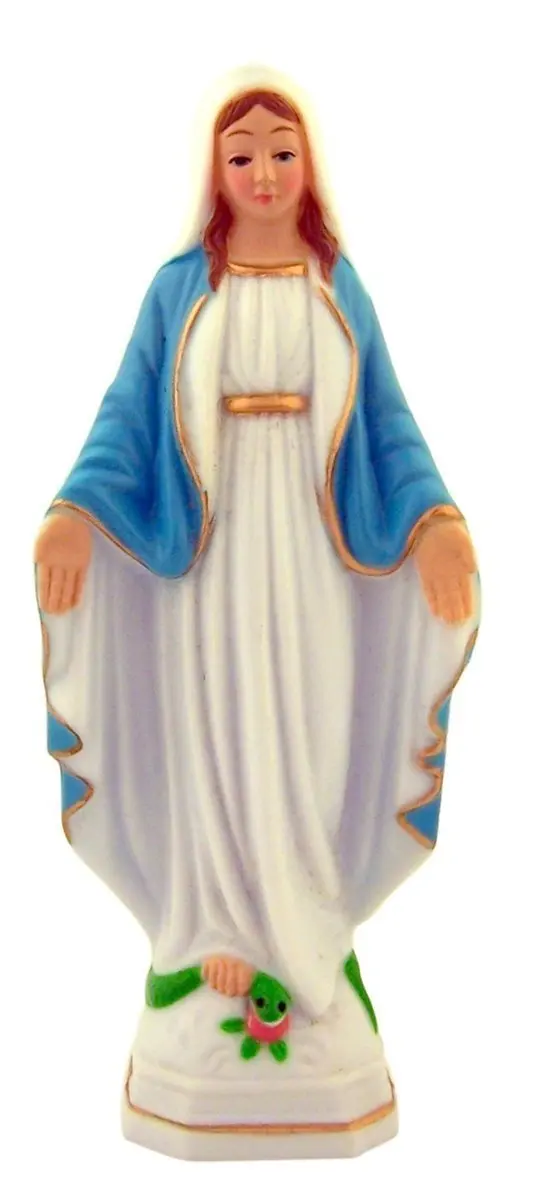 plastic virgin mary garden statue