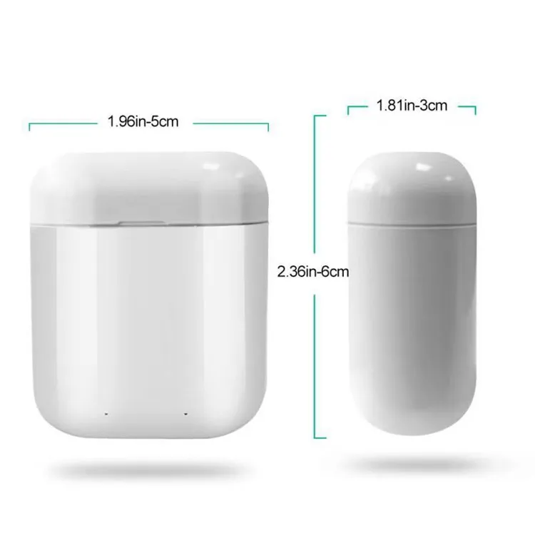 2019 New Product Wireless Earbuds Airpair 5.0 TWS Dual call i12 Earphones Headphone With Charging Case Play Music 5 Hours - ANKUX.COM