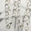 Clear Glass Crystal Bead Strand Garland Chain Meters for Chandelier Curtain Wedding Home Decor