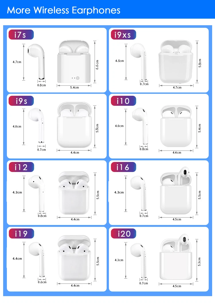 1:1 Airpo Wireless Pairing Rename pods GPS Charging case Ear Detection Tapping Control for Android IOS 2-3 Hours playing - ANKUX.COM