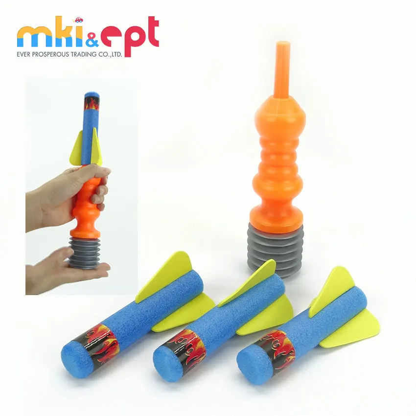 Hot Selling Kids Interesting Foam Rocket Launcher / Rocket Toys For