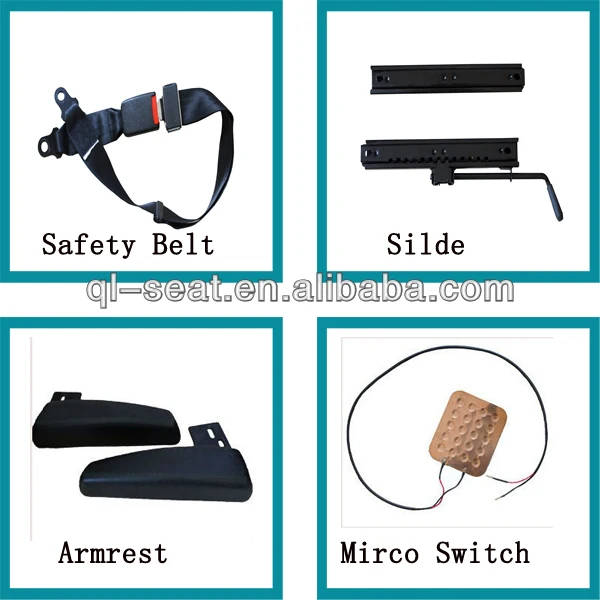 Tcm Jungheinrich Mitsubi Oem Clark Forklift Seat For Linde Black Pvc