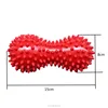 Inflatable High Density Non Toxic PVC Point Spiky Peanut Massage Ball