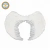 JHYK039 RDT Wholesale 50*40cm Adult Middle Dance Party Stage Decoration White Feather Angel Wings for Kids Performance