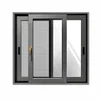 Apex building material sliding double glazed aluminum frame 3 track windows