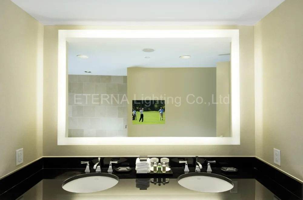 Bathroom Mirrors With Lights Built In factory direct sale barber shop mirrors with led lights wall Bathroom Mirrors With Lights Built In factory direct sale barber shop mirrors with led lights wall