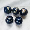 High quality blue sodalite crystal ball blue sodalite spheres for good view