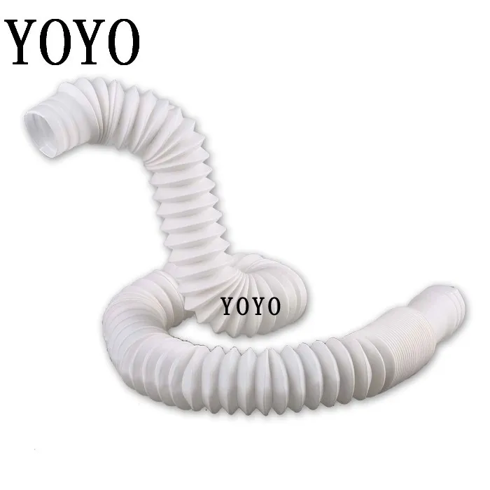 Beauty Salon Plastic Sink Waste Basin Drain Pipe Flexible Plastic Waste