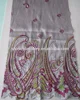 fancy bamboo fabric dress material with 3mm sequin material embroidery fabric design, dress and clothing fabric