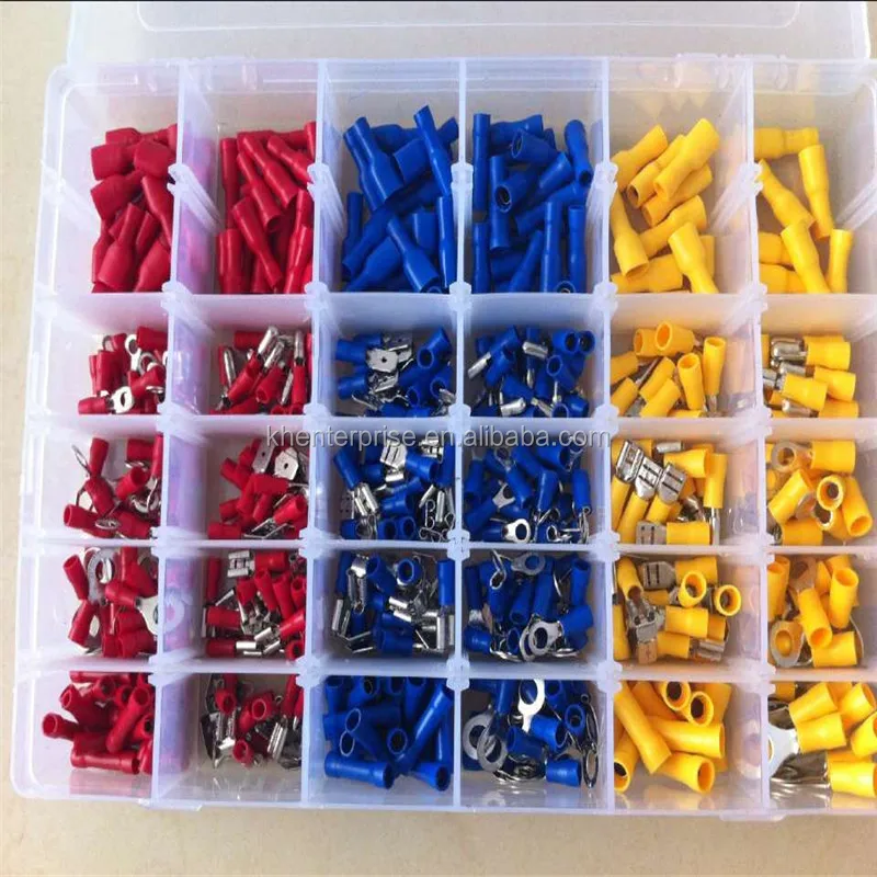 480pcs Heat Shrink Wire Wrap Terminal Crimp Connectors Spade Set - Buy ...