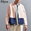Custom Mens Activewear Colorblocked Windbreaker Track Jackets