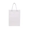 Design Luxury White Custom Craft Recycle Wine Bottle Carrier Packing Bag Gift Shopping Printed Kraft Paper Bag