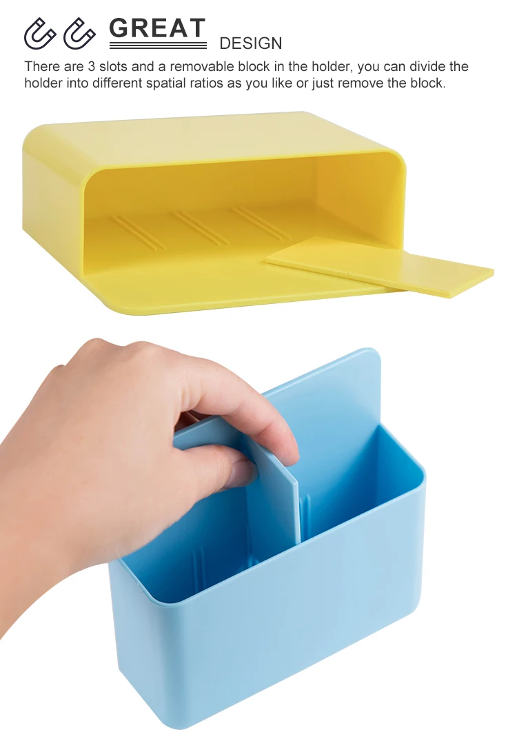 Office Whiteboard Pen Eraser Storage Organizer Plastic Tray Magnetic Marker Holder supplier