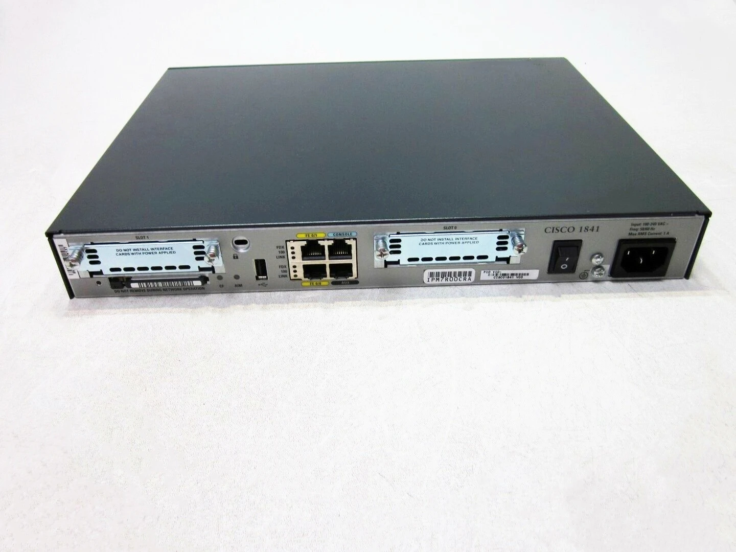 cisco 1800 series router vpn configuration for ipad