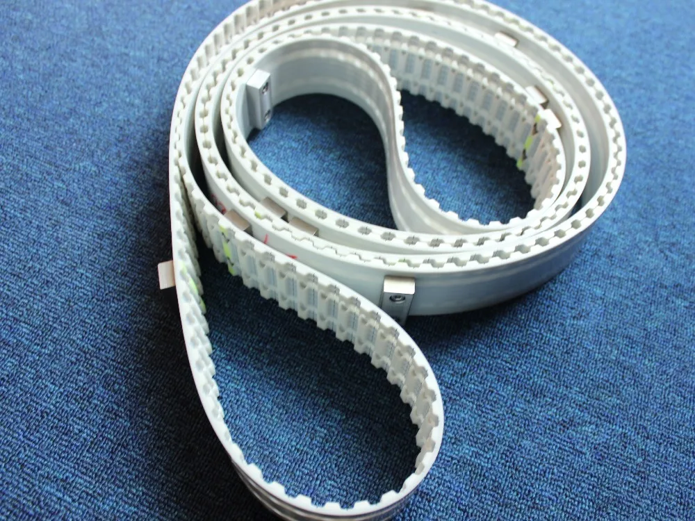 PU Synchronous Timing Belts With Multi Colors Coating Covering - Open