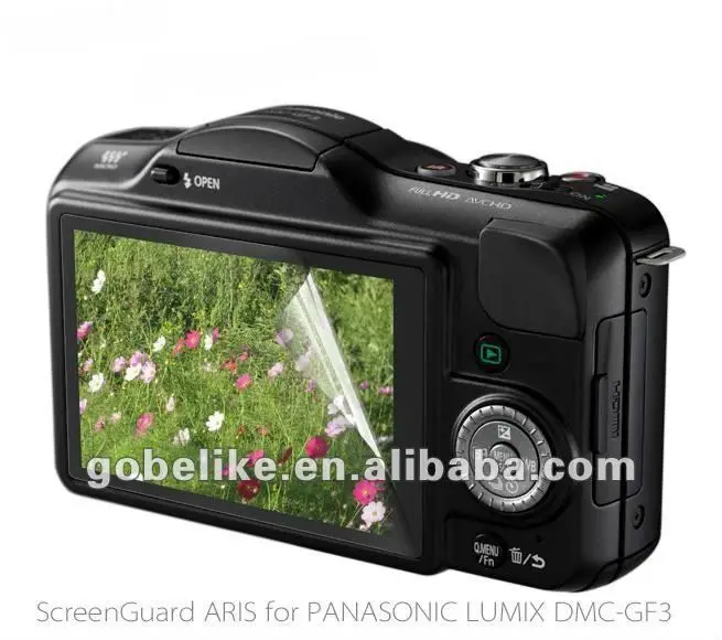 For Panasonic LUMIX DMC-GF3 camera transparent screen guard/protector/cover