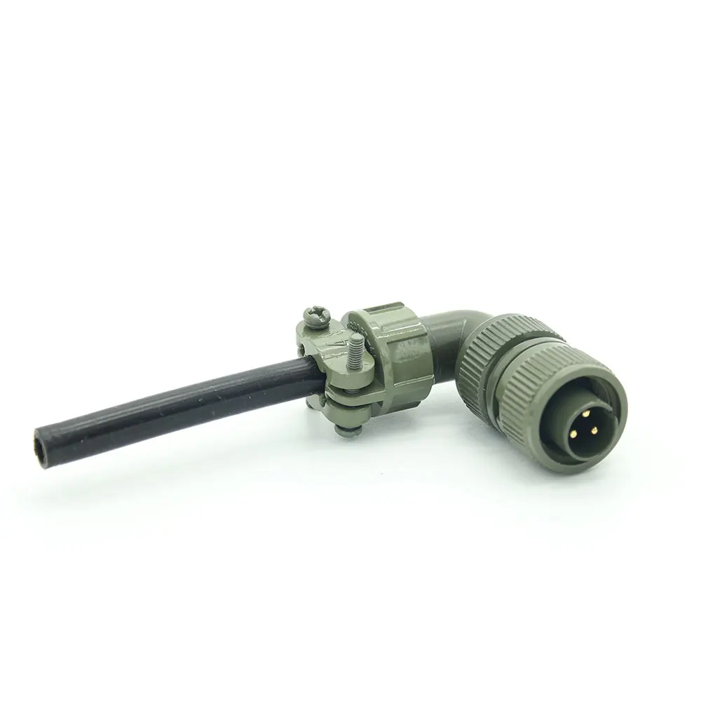 Connecteur étanche Aviation IP68 - 2 à 26 Broches, Noir, Pour Applications Industrielles