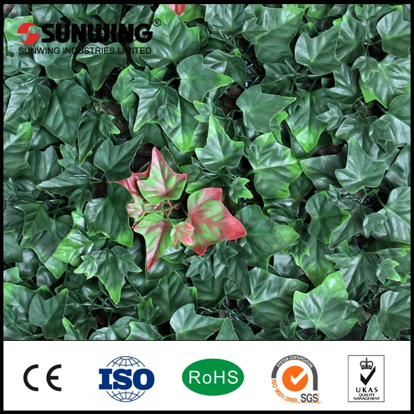 Sunwing nouvelles idées artificielle pvc feuille jardin clôture ... Idées Pvc clôture
