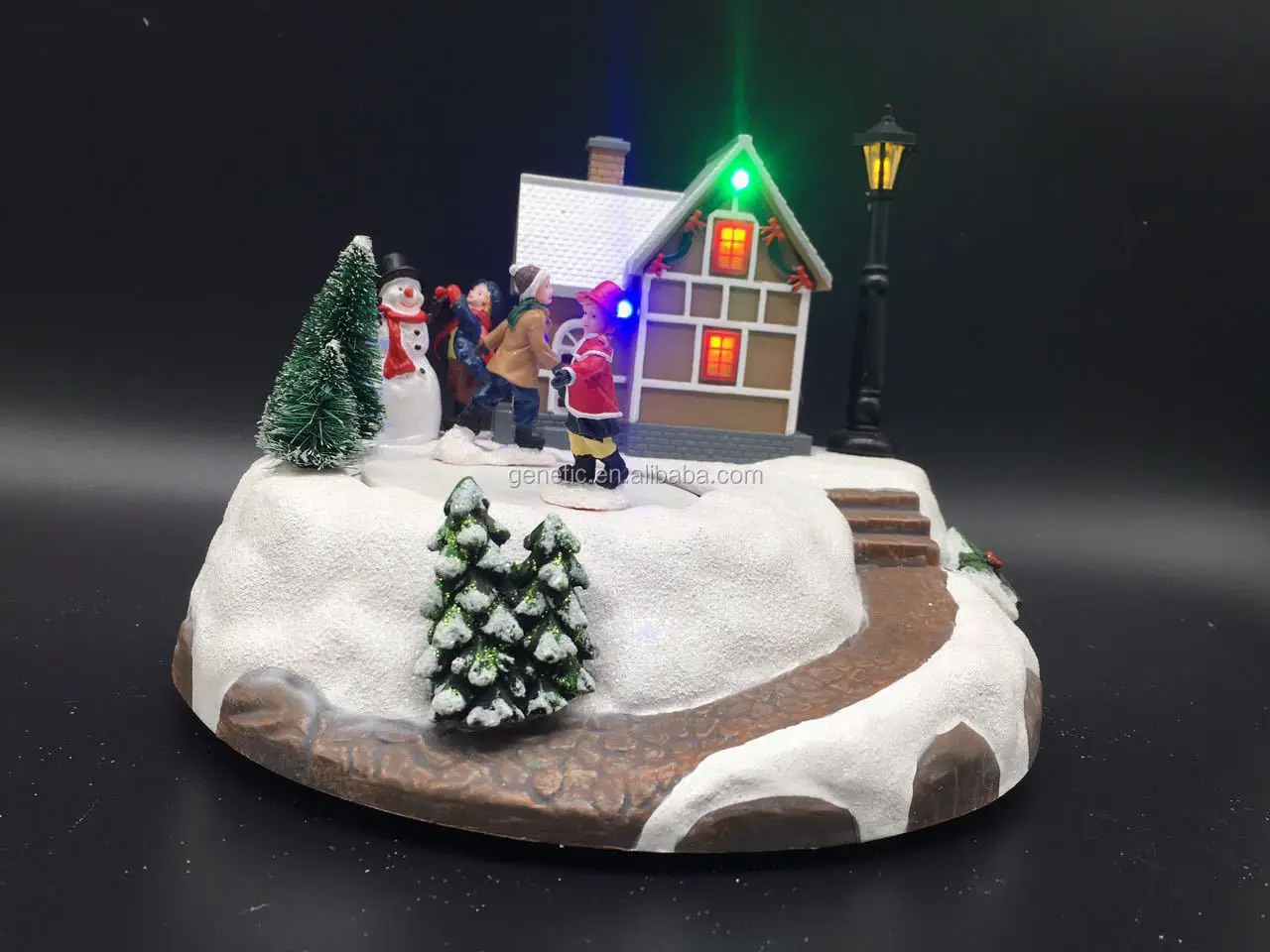 miniature christmas village figures