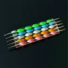 Wholesale 2017 Hot Double Heads Nail Art Crystal Brushes Nail Dotting Pen Nail Tools