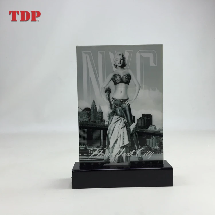 Customized Acrylic Edge Lit side advertising poster display LED Sign Boards