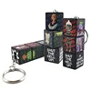 Promotion Gift Plastic Magic Cube Led Keychain Light Customized Logo Design
