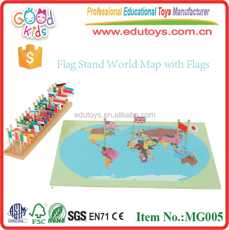 Jouets éducatifs Montessori Géographie Drapeau Carte Du Monde Avec Des Drapeaux Buy Carte Du Mondecarte Du Mondeéducatif Montessori Géographie