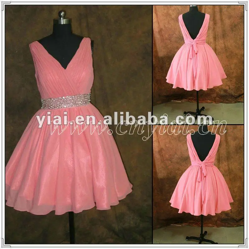 vestido de festa curto rosa chá