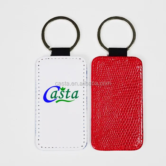 Blank Sublimation Custom Leather And Fabric Key Tag Oblong Label Buy