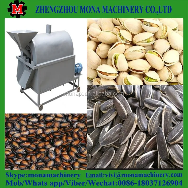 Commercial Roaster/ Frying Machine/sunflower Seeds Drum Roaster For