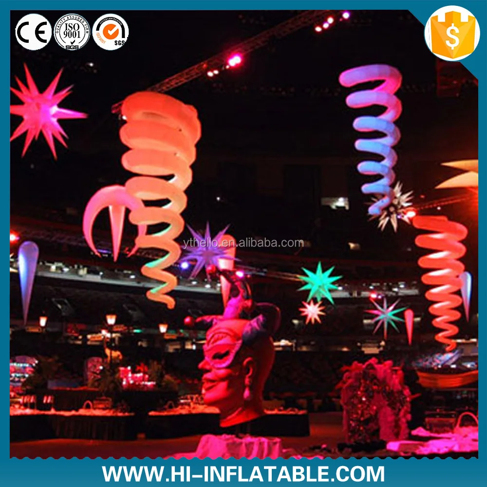 2015 New Inflatable Spring Led Light Balloon For Fashion Show