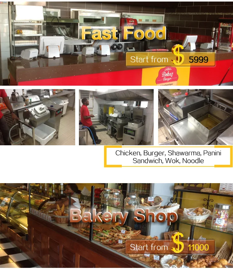 Industrial Quality Stainless Steel Commercial Hotel Restaurant Kitchen 