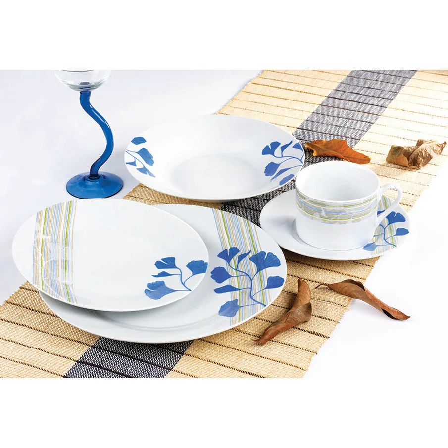 Wholesale 30pcs Embossed Ceramic Fine Porcelain Dinnerware Set Buy