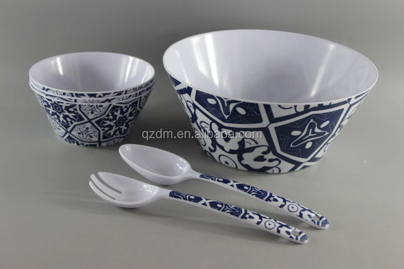 Factory supplies Melamine Salad Bowl And Plate Dishes Foodgarde