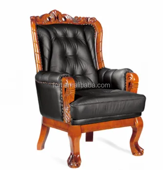 Luxury High End Executive Real Leather King Office Chair Furniture Luxury High End Executive Real Leather King Office Chair Furniture Foh A09