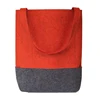 wholesale trendy fashionable handmade eco friendly wool fashion tote felt lady women's bag