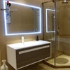 Antique solid wood furniture bathroom vanity prefab homes waterproof bathroom cabinet