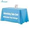 6ft rectangle durable polyester table cloth tablecloth with customized logo