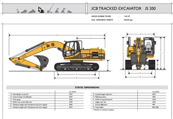 Jcb Js200 Tracked Hydraulic Excavator New 20 Ton - Buy ...