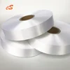 Decorative 100% Polyester Single/double Faced off white Color Satin Ribbon tape roll