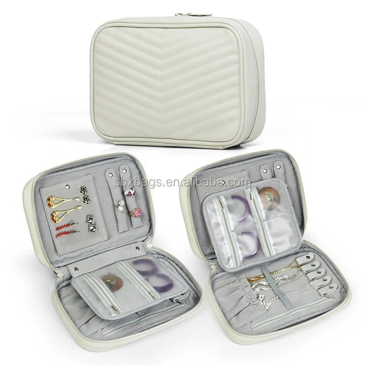 makeup bag with separate brush compartment
